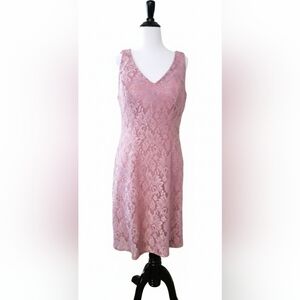 Ignite Evenings Lavender Glitter Lace Sleeveless Dress - Only worn once